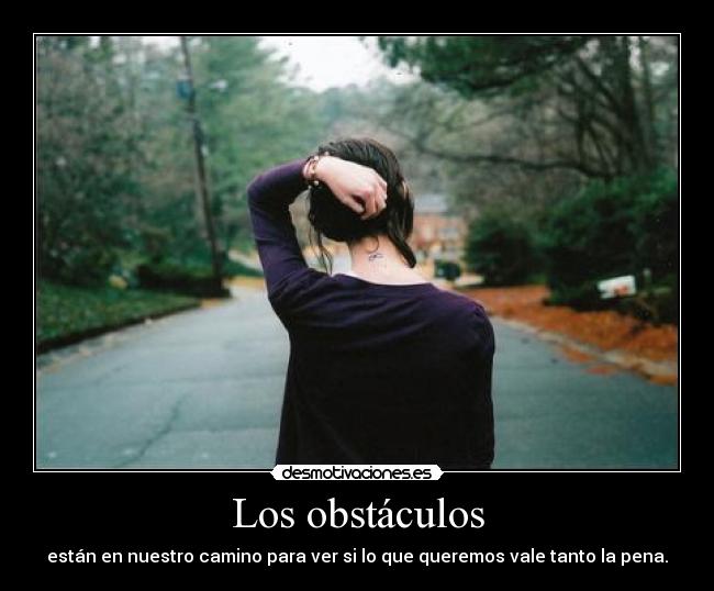 carteles obstaculos obstaculos desmotivaciones