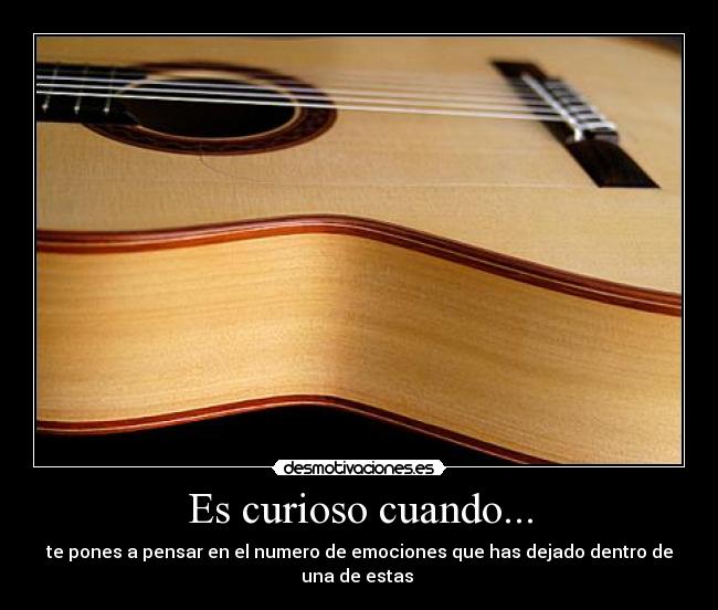 Es curioso cuando... - te pones a pensar en el numero de emociones que has dejado dentro de una de estas ♥