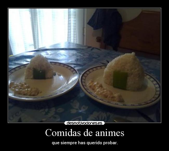 Comidas de animes - 