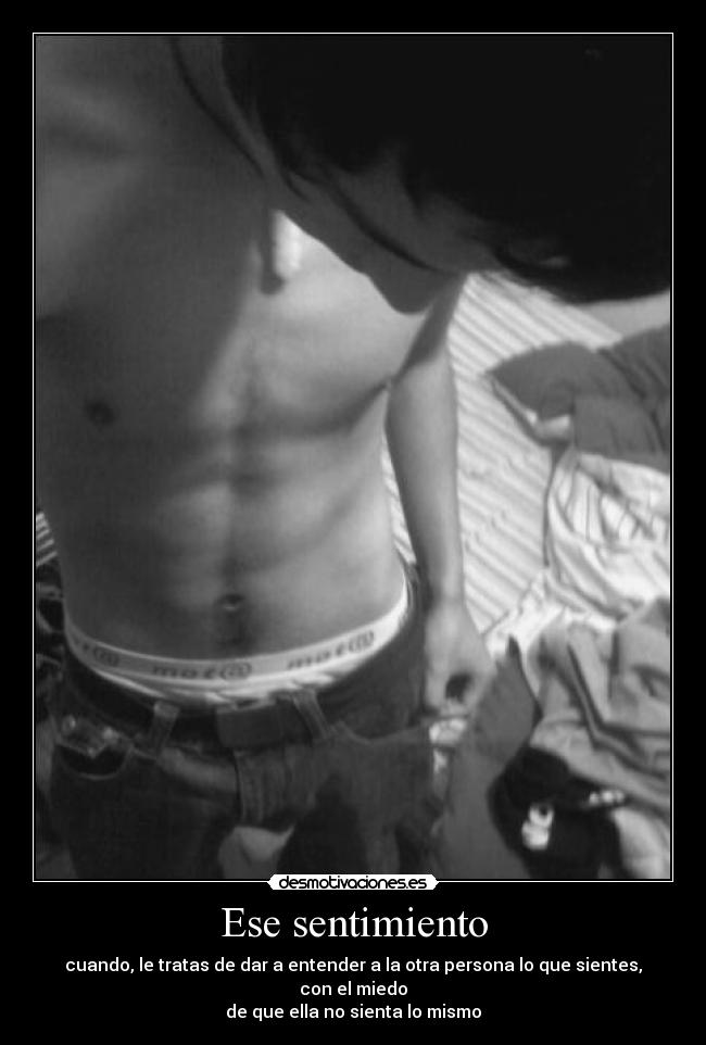 Ese sentimiento -