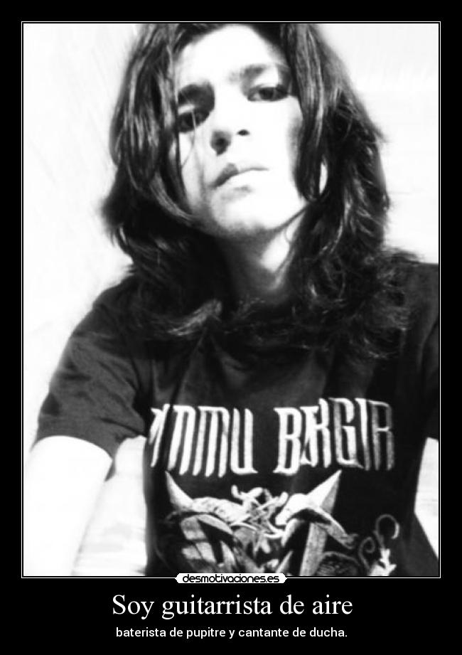 Soy guitarrista de aire -