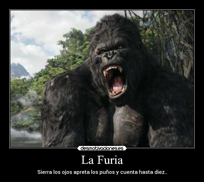 La Furia - Sierra los ojos apreta los puños y cuenta hasta diez..