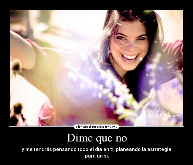 Dime que no - 