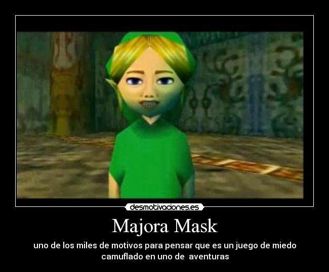 carteles majora mask zelda link desmotivaciones
