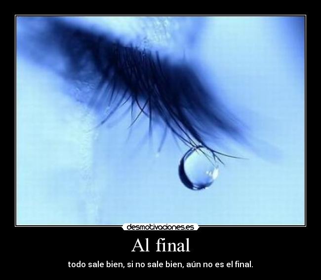 Al final -