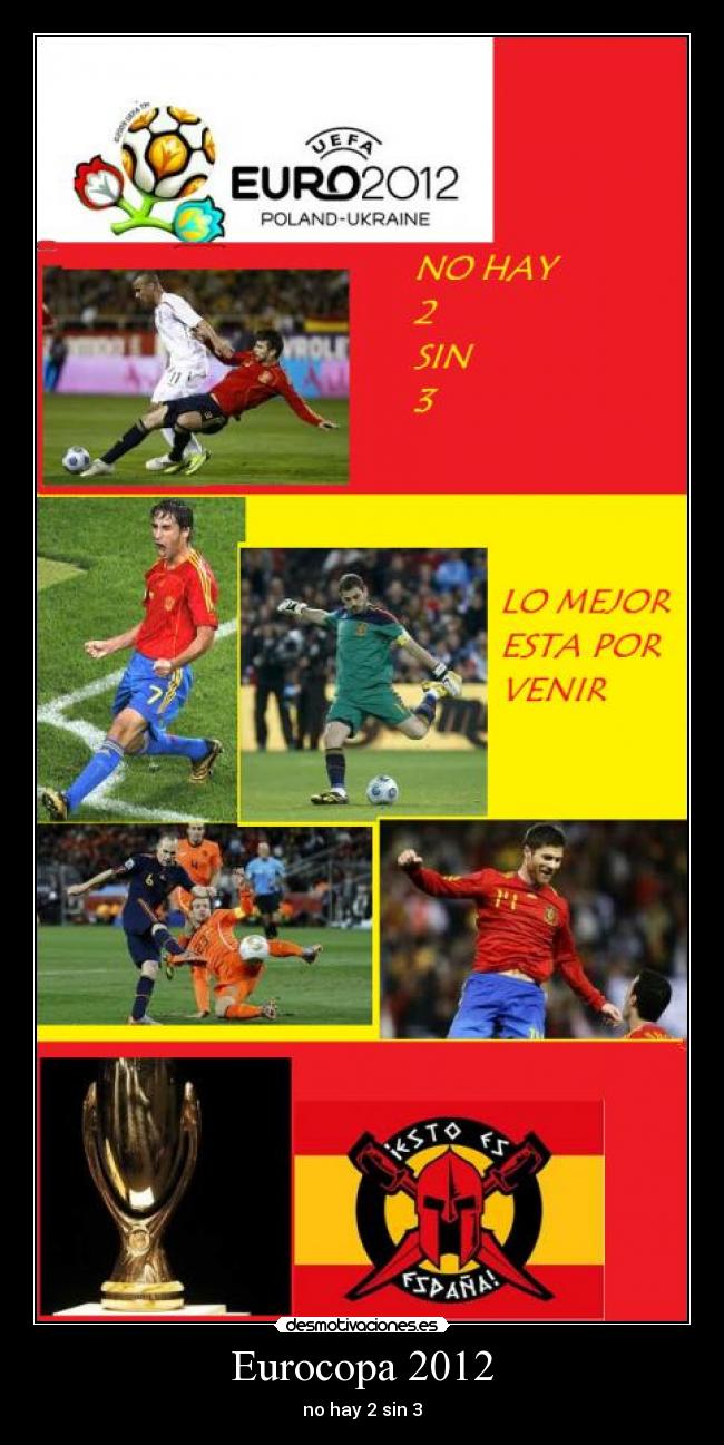 Eurocopa 2012 - no hay 2 sin 3