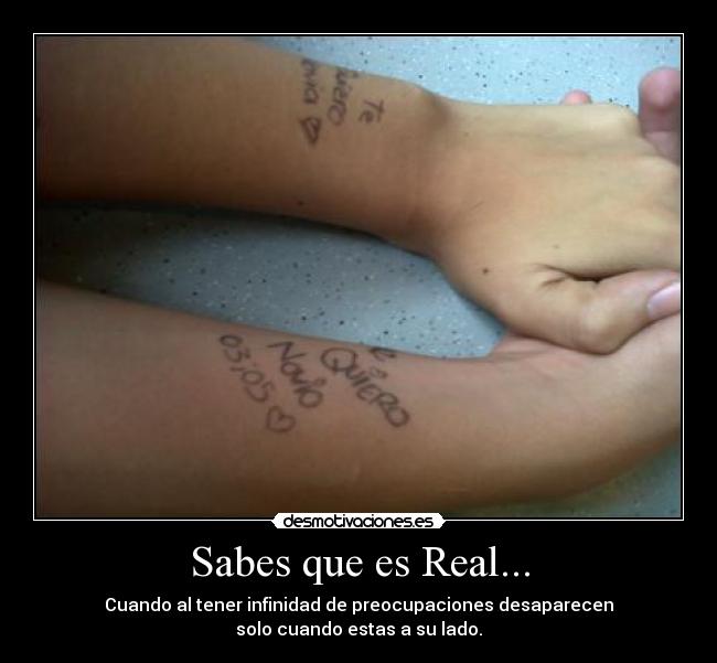 Sabes que es Real... -