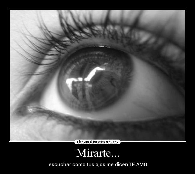 Mirarte... -