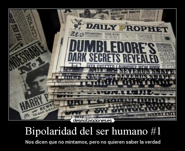 Bipolaridad del ser humano #1 -