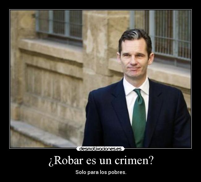 ¿Robar es un crimen? -