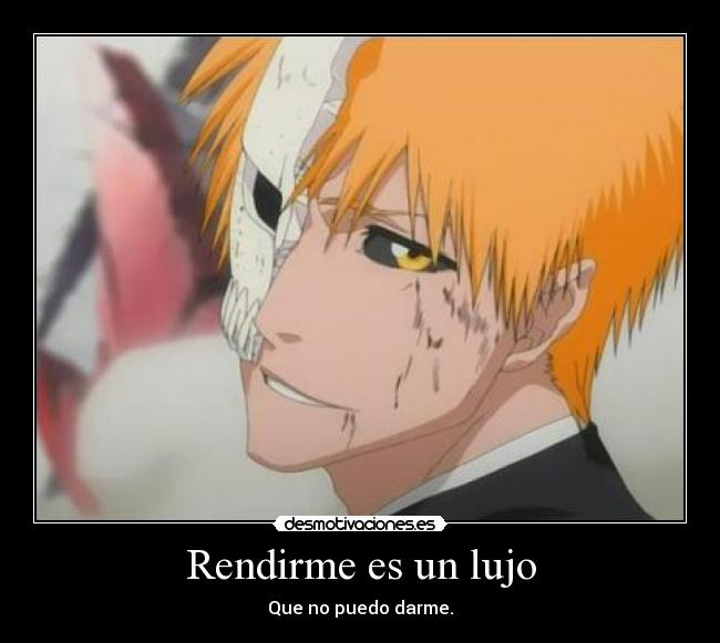 Rendirme es un lujo - 