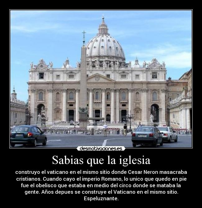 Sabias que la iglesia -