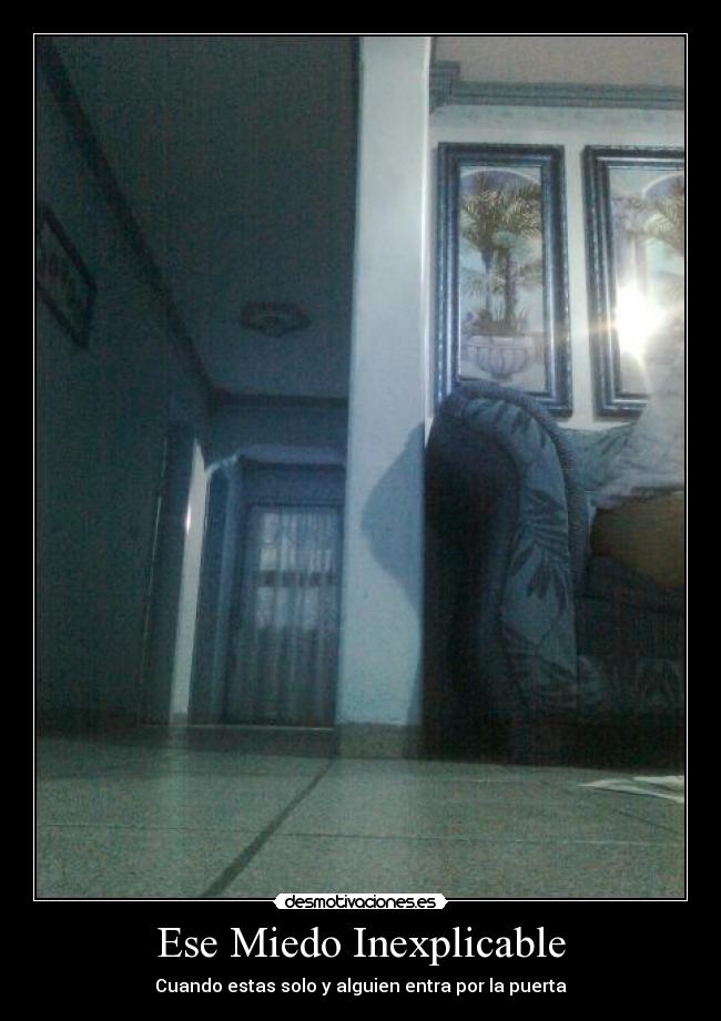 carteles miedo miedo inexplicable desmotivaciones