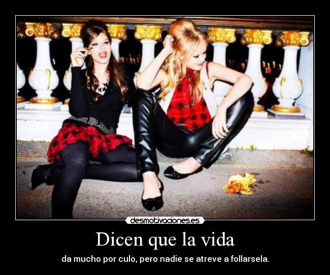 carteles vida mucho por culo desmotivaciones