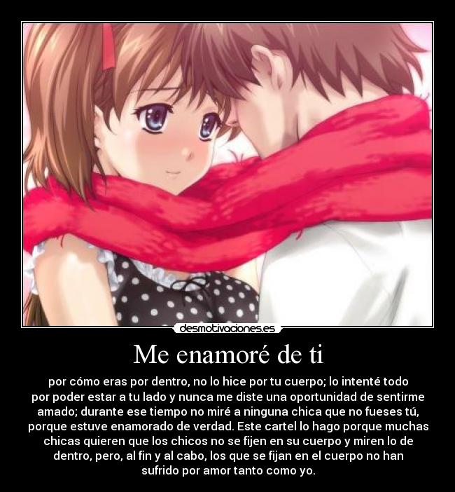 Me enamoré de ti -