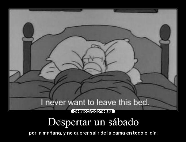 Despertar un sábado - 