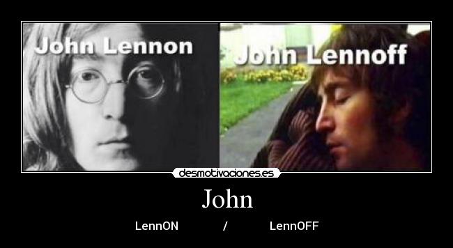 John - LennON                /               LennOFF