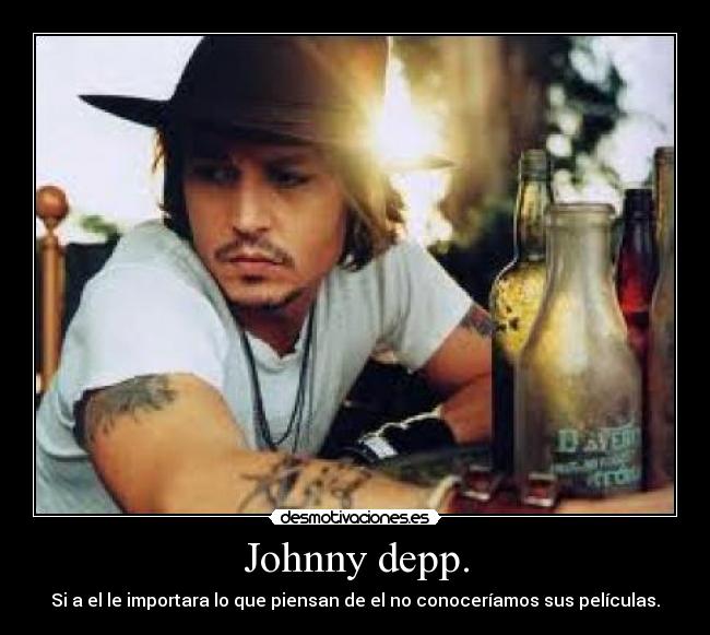Johnny depp. -