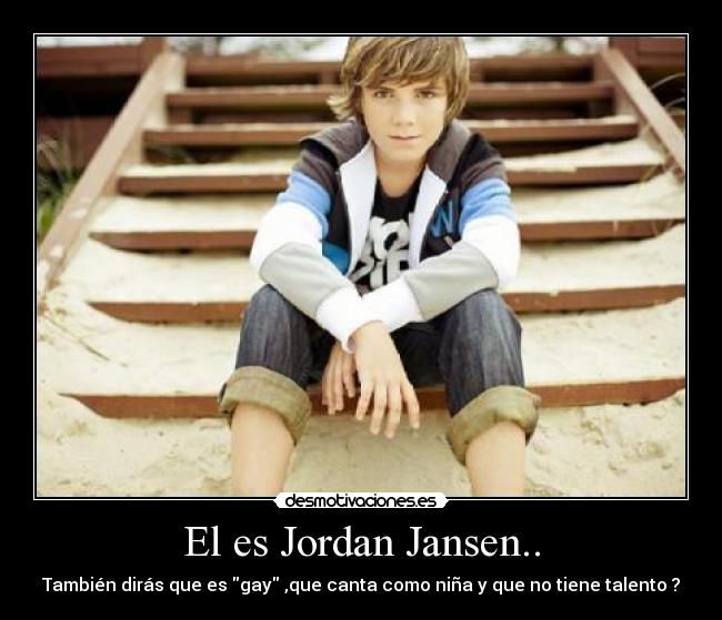 El es Jordan Jansen.. -