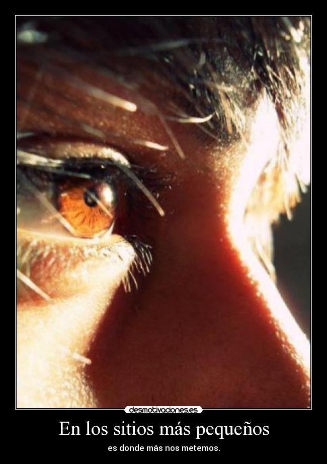 En los sitios más pequeños - 