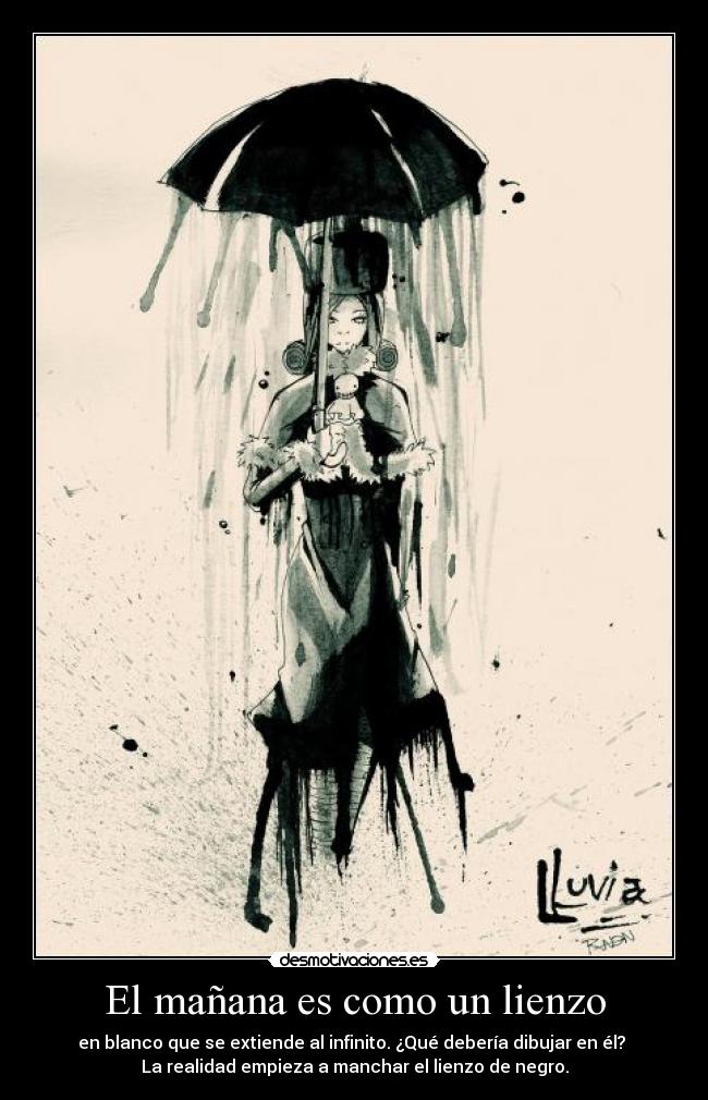 carteles juvia fairy tail frase opening durarara lienzo manana blanco infinito dibujar realidad manchar neg desmotivaciones
