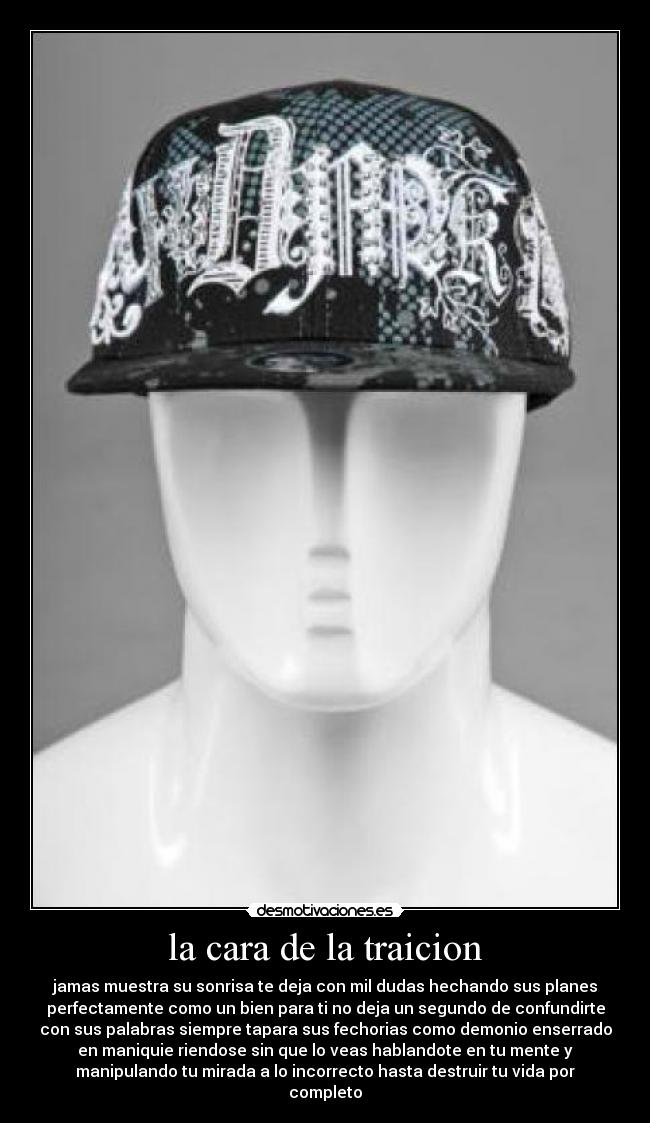 la cara de la traicion -