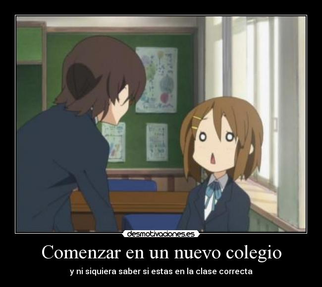 Comenzar en un nuevo colegio -