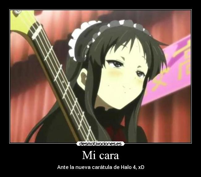 Mi cara - Ante la nueva carátula de Halo 4, xD