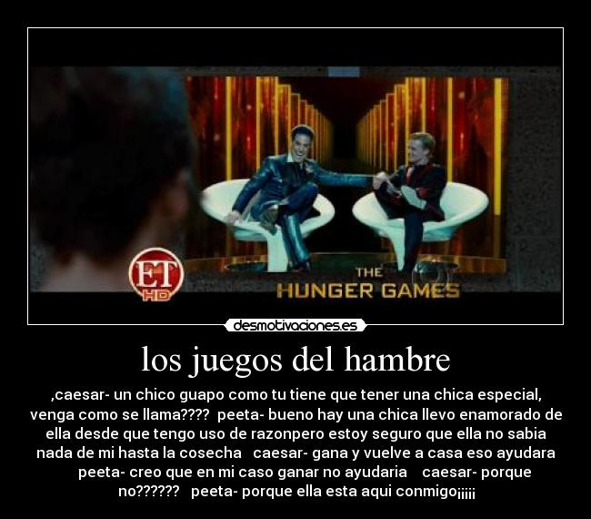 los juegos del hambre -