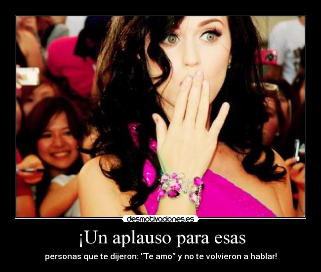 ¡Un aplauso para esas - 