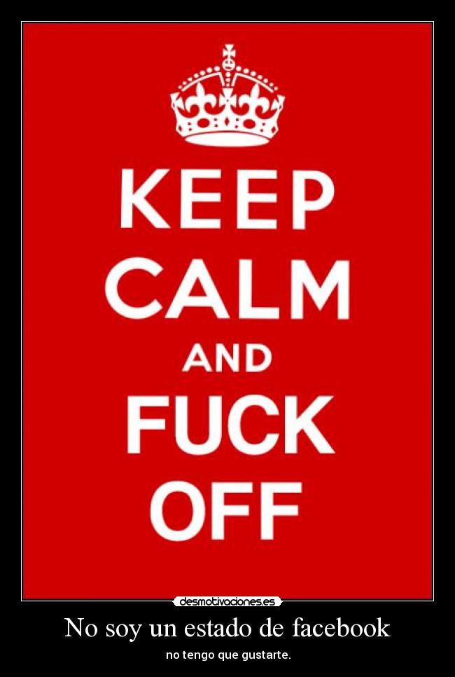 No soy un estado de facebook - 