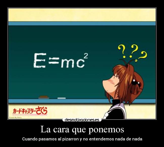 La cara que ponemos -