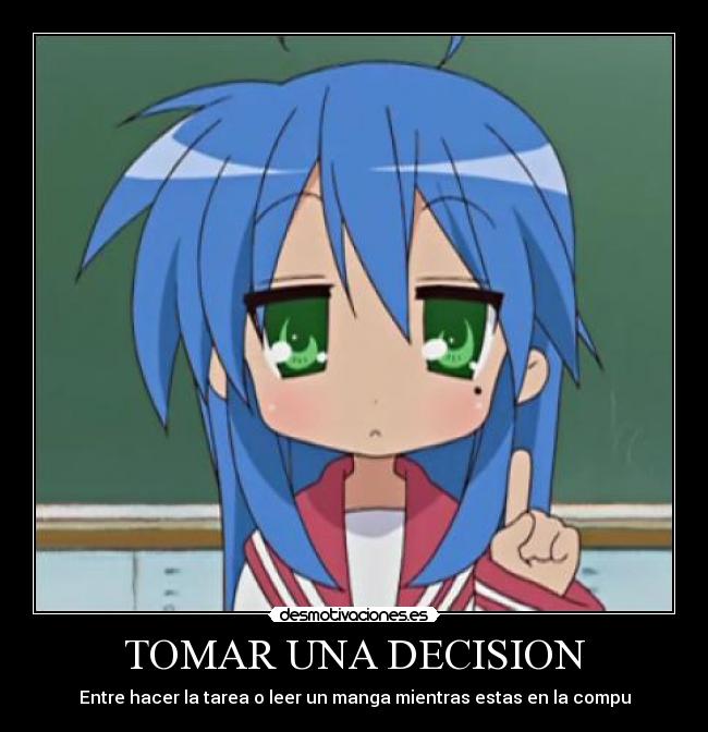 TOMAR UNA DECISION -
