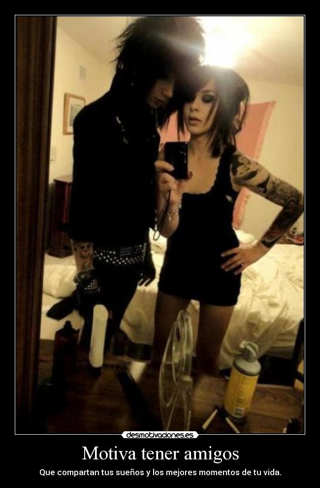 Motiva tener amigos -
