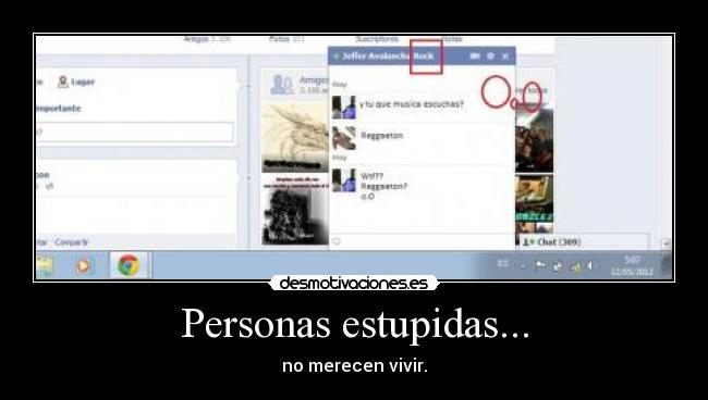 Personas estupidas... - 