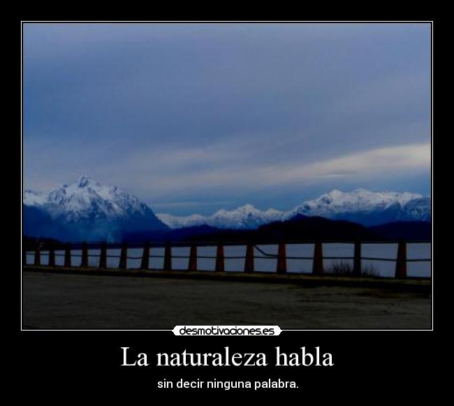 La naturaleza habla - 