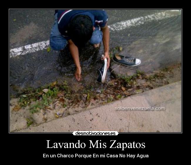 Lavando Mis Zapatos -