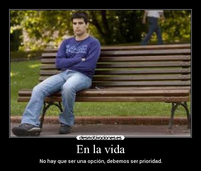 En la vida -