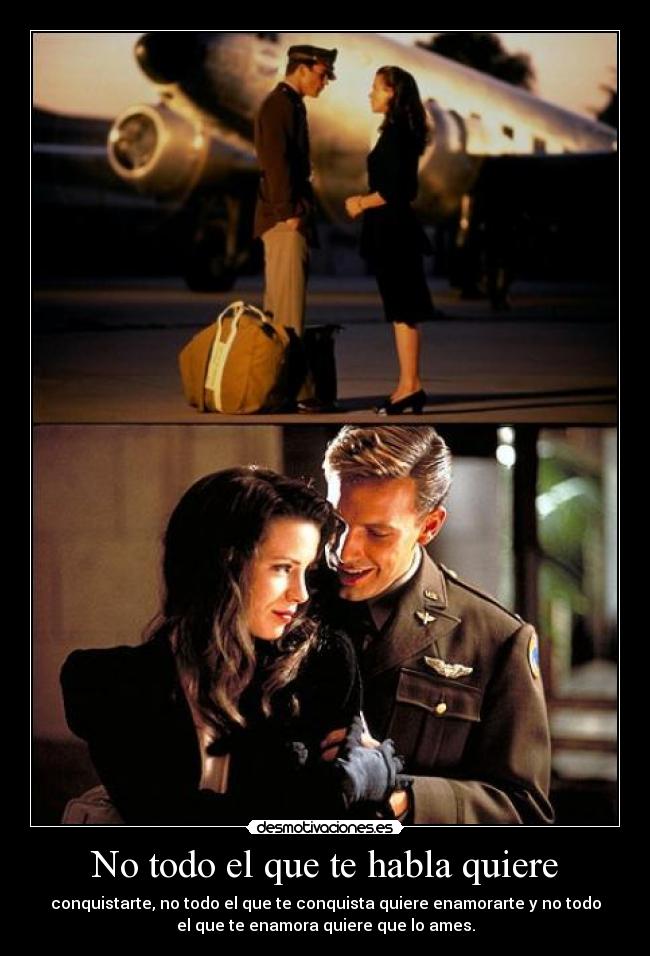 No todo el que te habla quiere - 