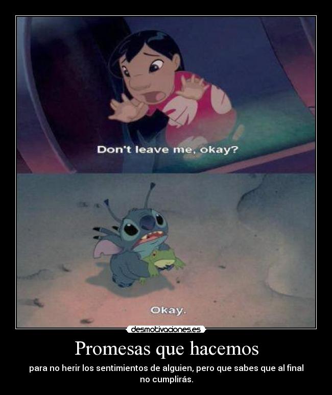 Promesas que hacemos -