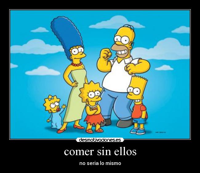 comer sin ellos - 