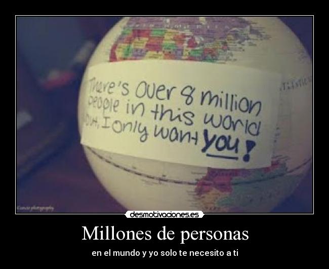 Millones de personas -