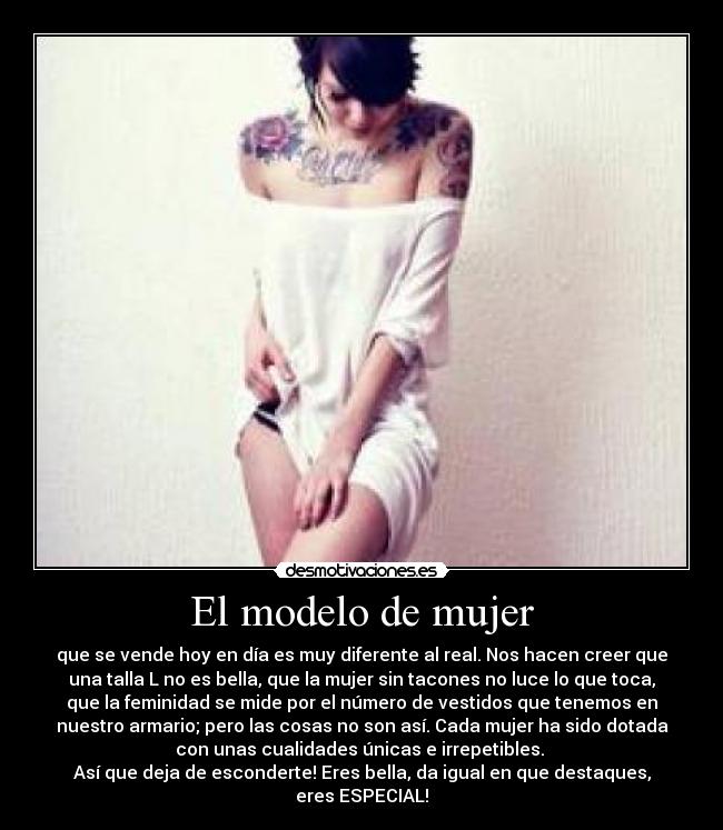 El modelo de mujer -