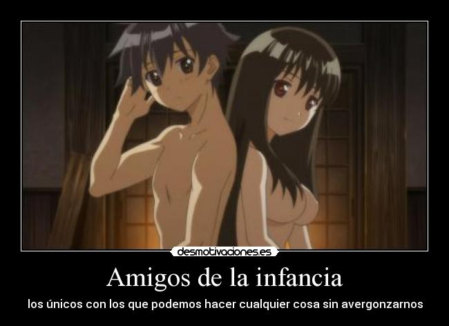 carteles amigos infancia mayoi neko overrun anime harukaze ewe desmotivaciones