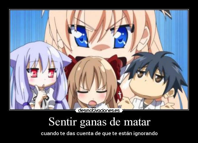 Sentir ganas de matar - 