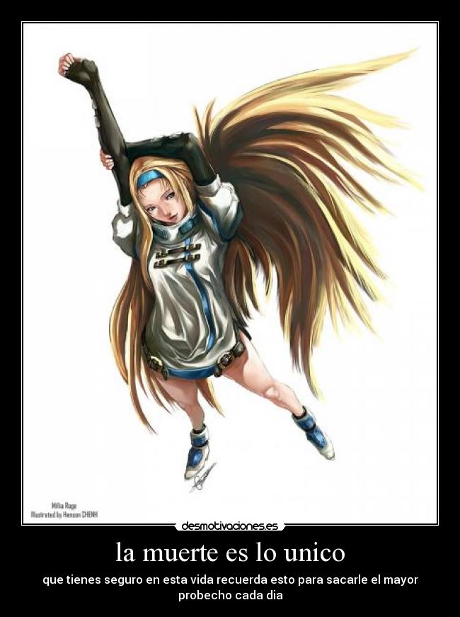la muerte es lo unico -