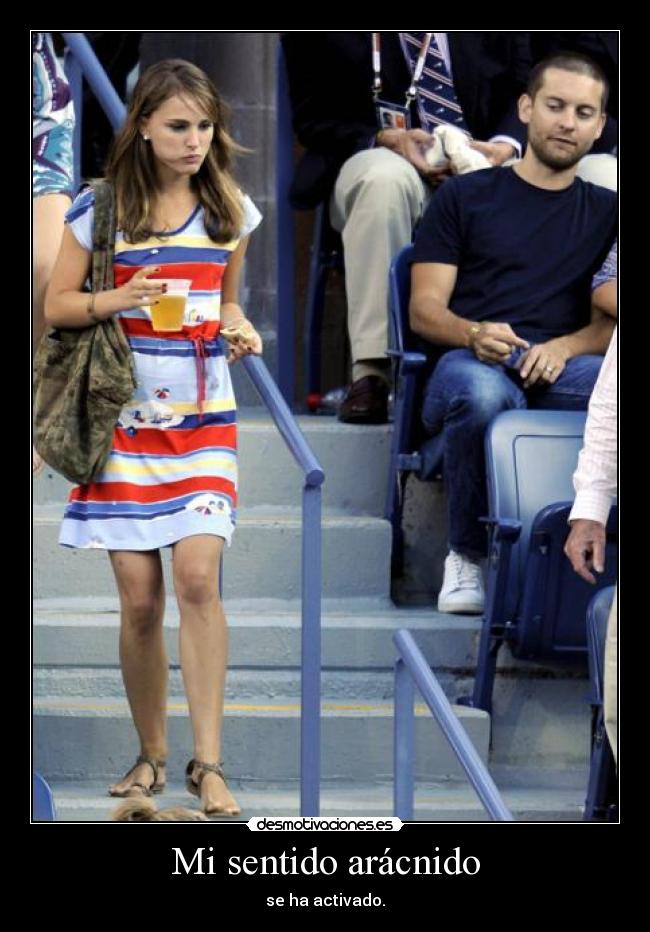 Mi sentido arácnido - se ha activado.