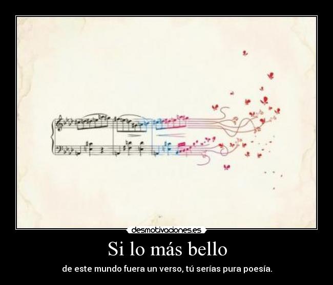Si lo más bello - 