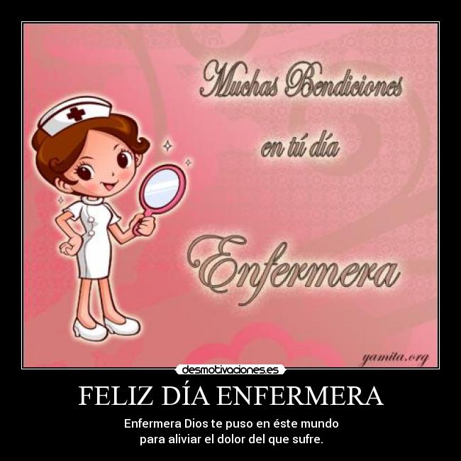 FELIZ DÍA ENFERMERA -