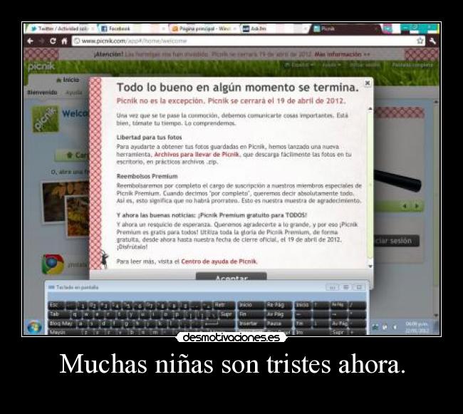 Muchas niñas son tristes ahora. - 